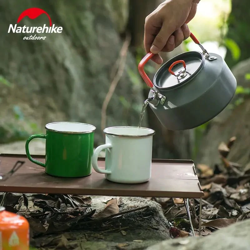 Чайник алюмінієвий Naturehike NH17C020-H 1.1 л. Сірий