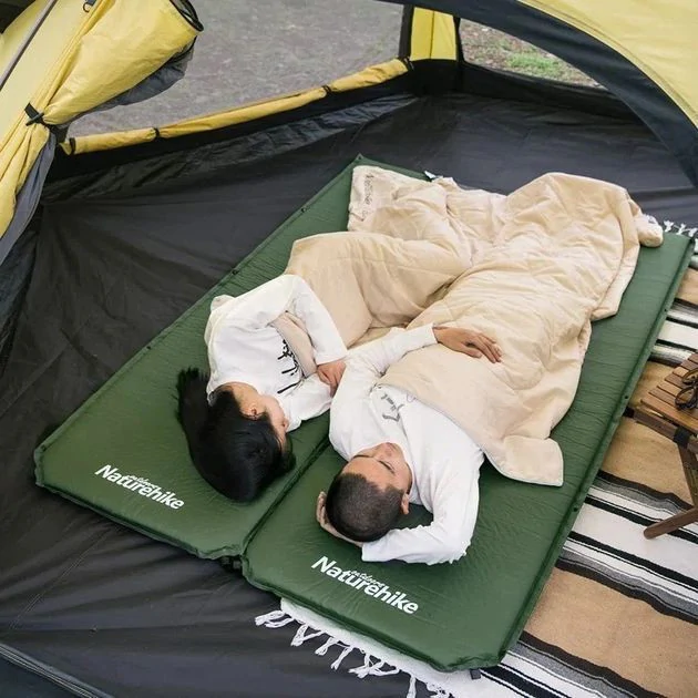 Матрас самонадувающийся 5 см Naturehike NH20DZ003. Зеленый