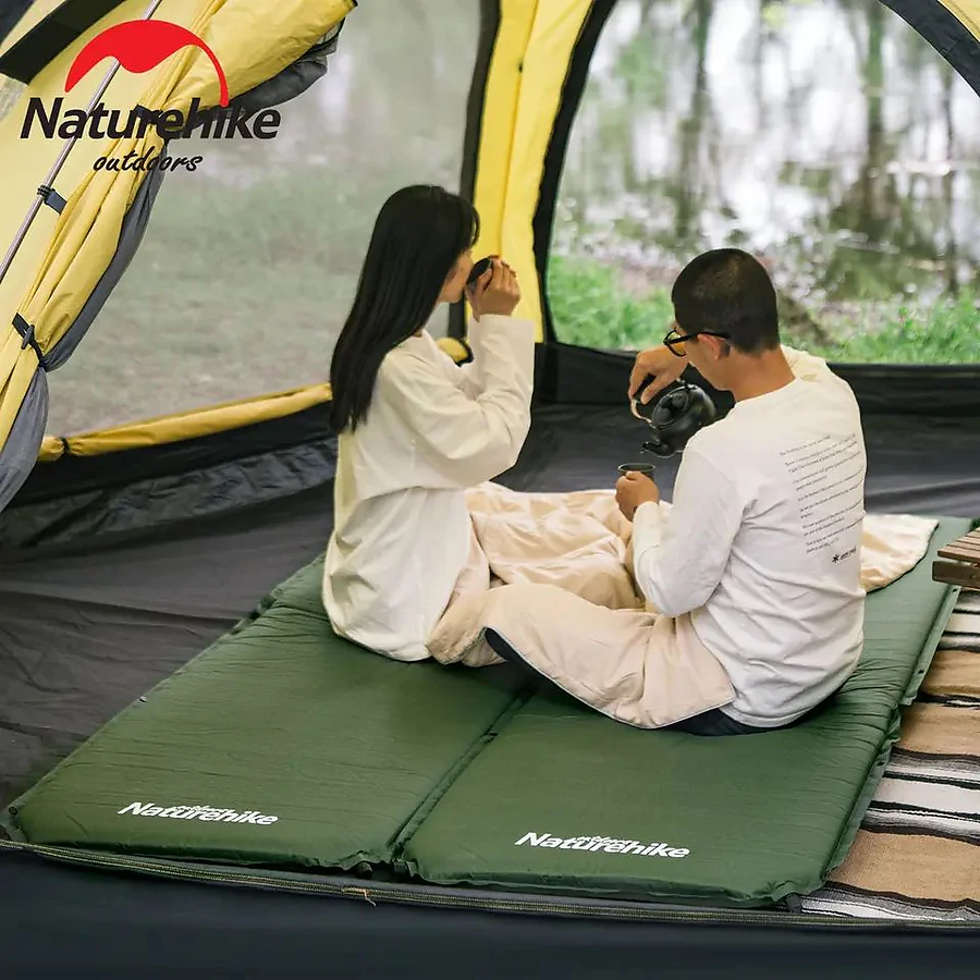 Матрас самонадувающийся 5 см Naturehike NH20DZ003. Зеленый