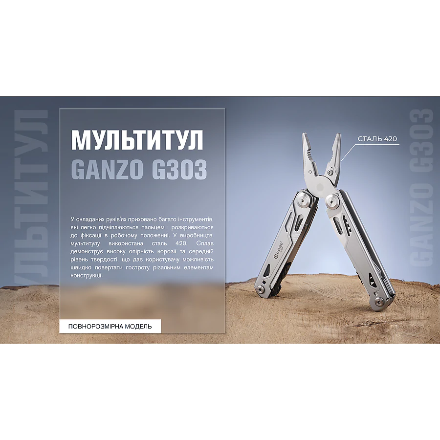 Мультитул Multi Tool Ganzo G303