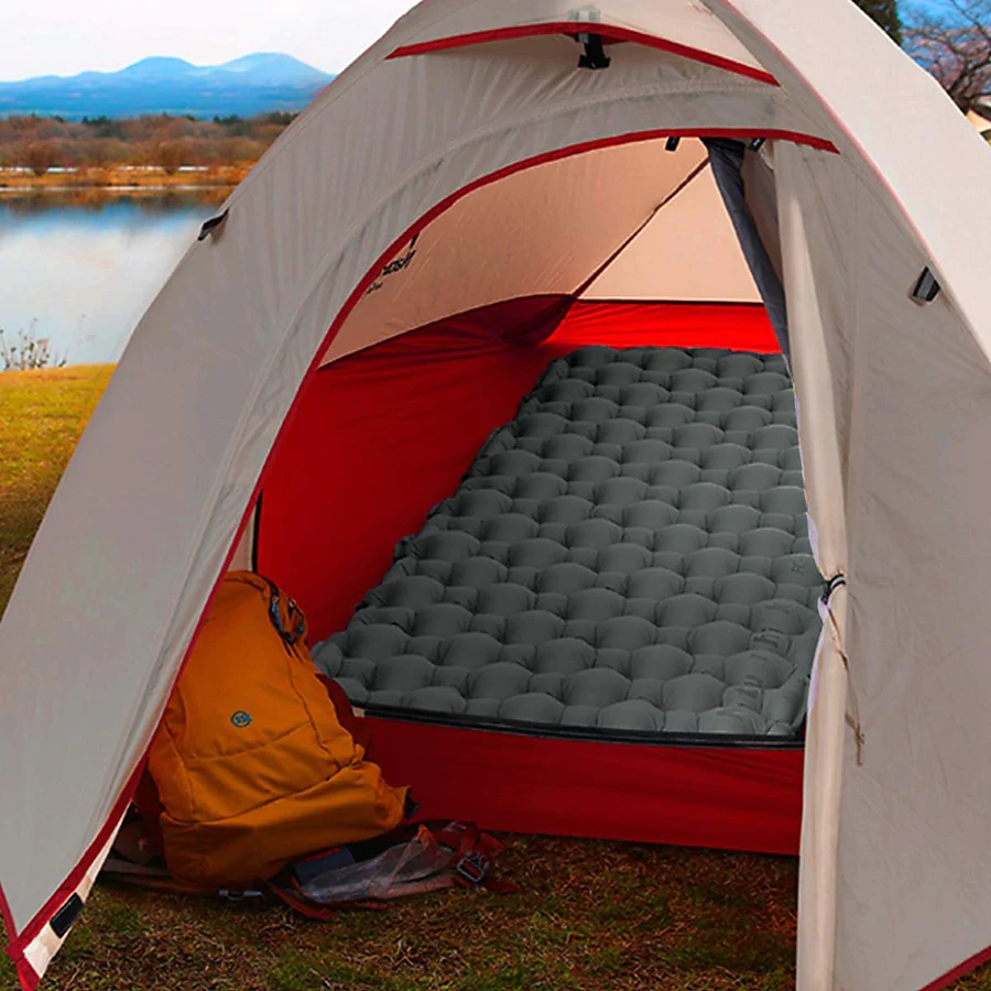 Коврик надувной 65 мм Naturehike FC-10 NH19Z001-P. Графит