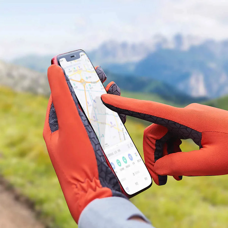 Перчатки нескользкие трикотажные Naturehike NH21FS035, темно-синие