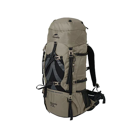 Рюкзак туристичний Naturehike NH70B070-B, 70л+5л, світло-коричневий