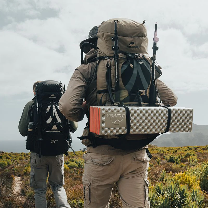 Рюкзак туристичний Naturehike NH70B070-B, 70л+5л, світло-коричневий