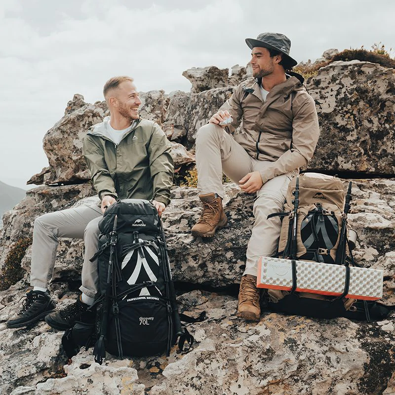 Рюкзак туристичний Naturehike NH70B070-B, 70л+5л, світло-коричневий