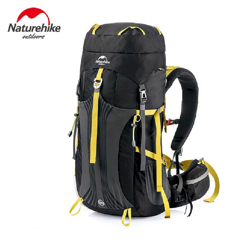 Рюкзак туристический Naturehike NH16Y020-Q, 55л, черный