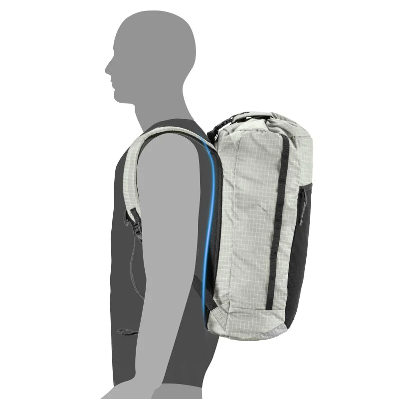 Рюкзак туристичний Naturehike NH20BB206, 20л, світло-сірий