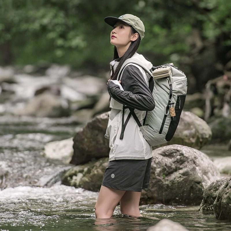 Рюкзак туристичний Naturehike NH20BB206, 20л, світло-сірий