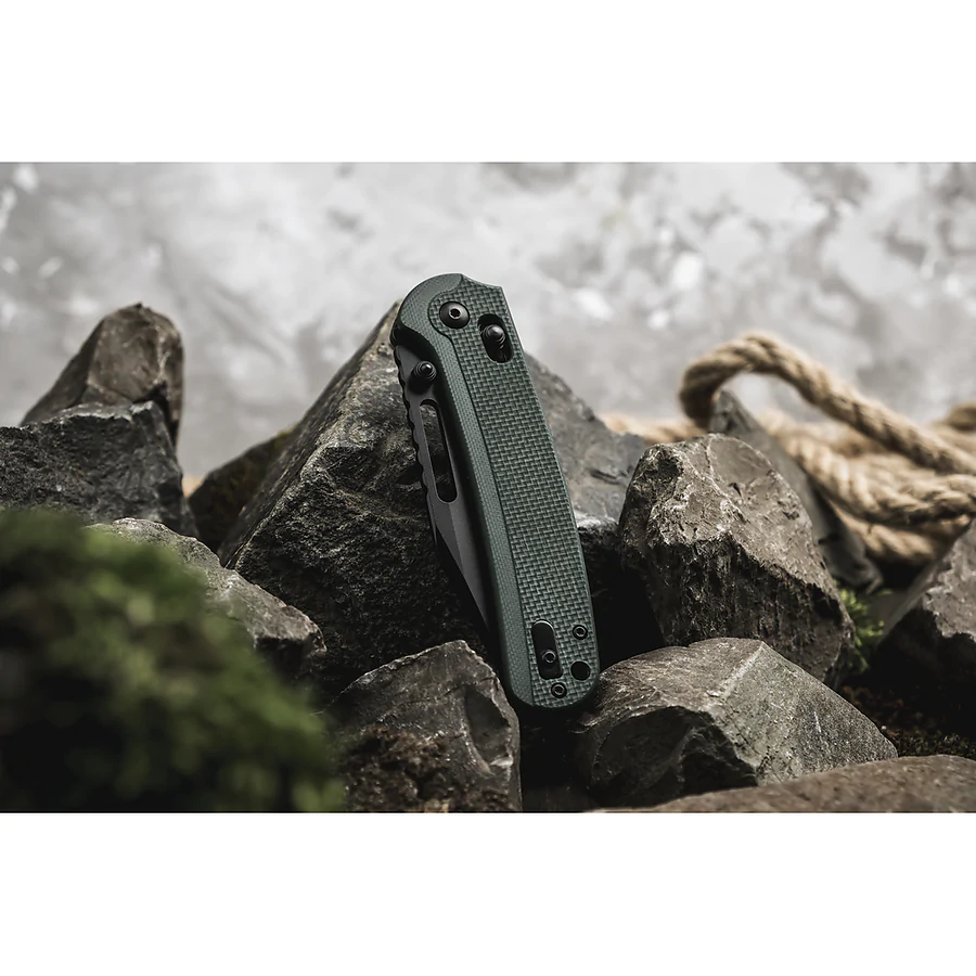 Нож складной Ganzo G768PT-GB, сине-зеленый (черный клинок)
