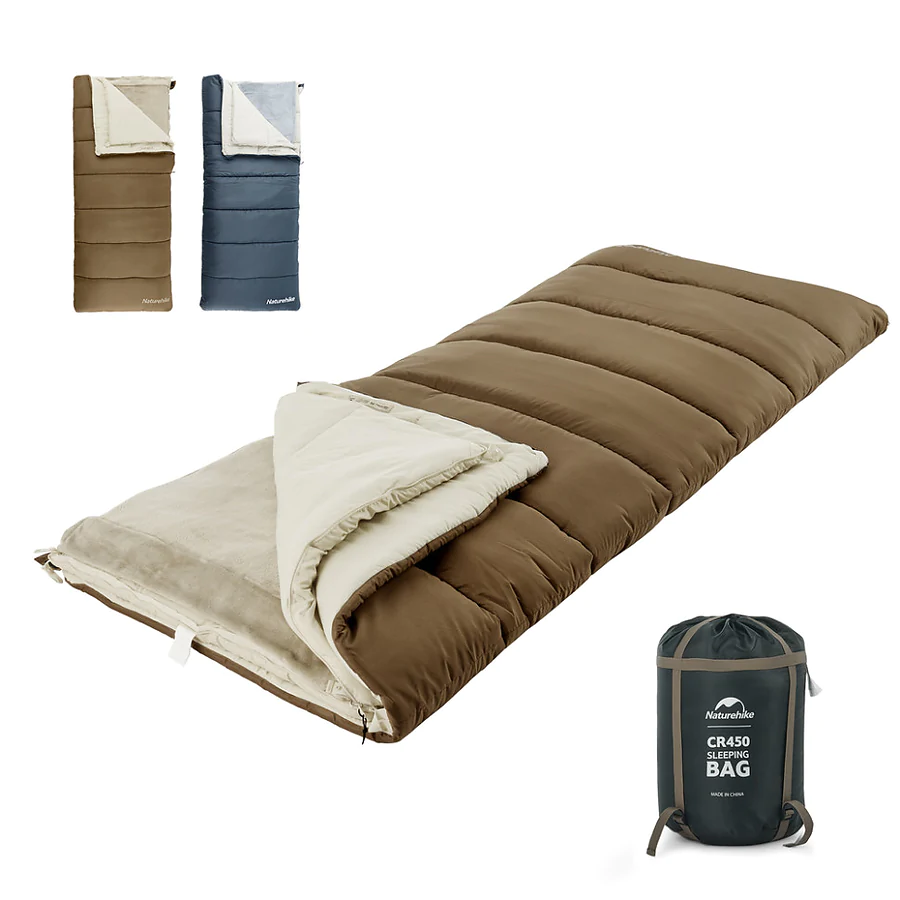 Спальный мешок 3 в 1 Naturehike CR450 CNH22SD011, коричневый