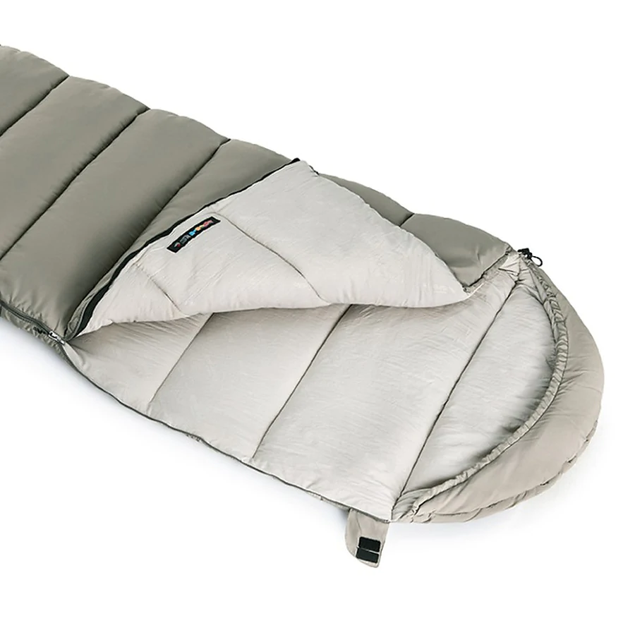 Спальний мішок з капюшоном Naturehike M300 NH20MSD02, зелений, лівий