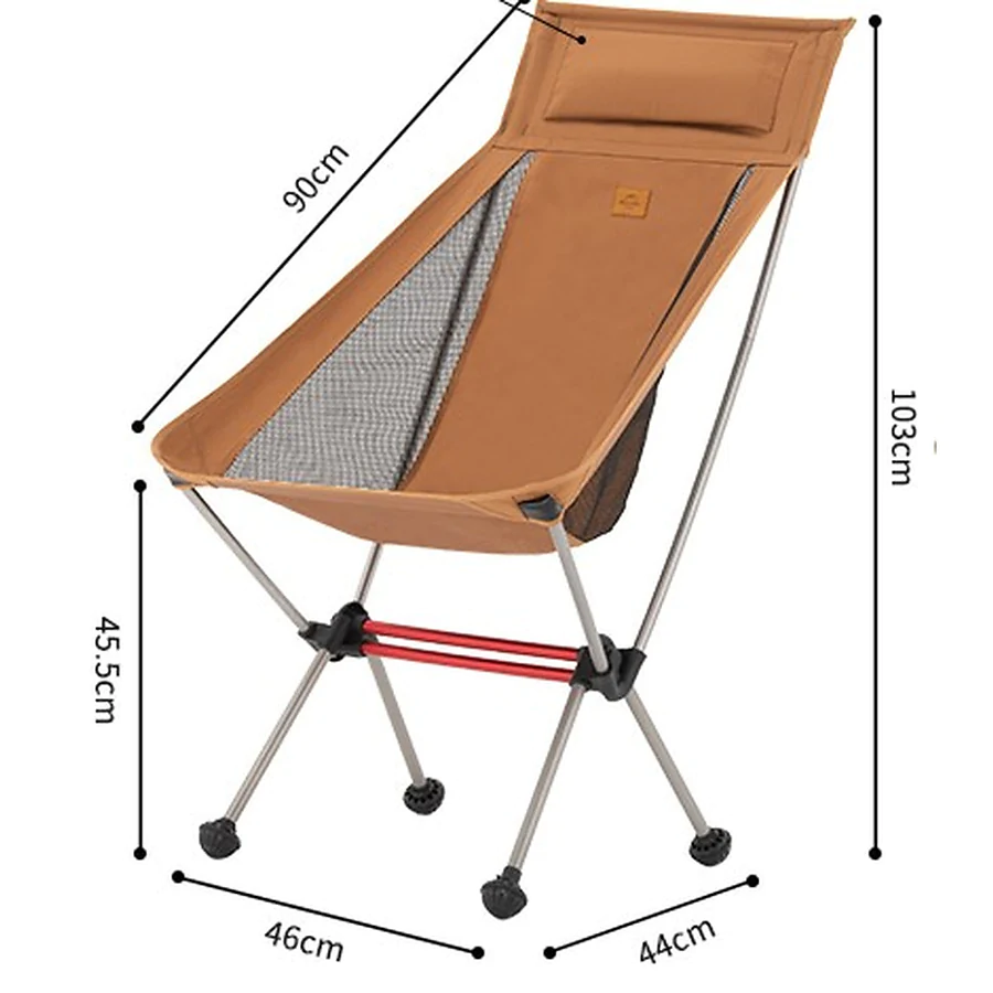 Кресло складное Naturehike Stellaluna L02 CNK2350JJ018 ультралегкое. Оранжевый