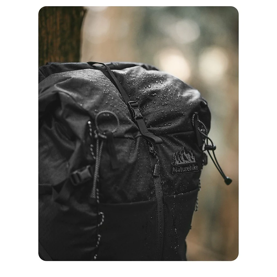 Рюкзак туристичний Naturehike CNK2300016, 30+5л, чорний