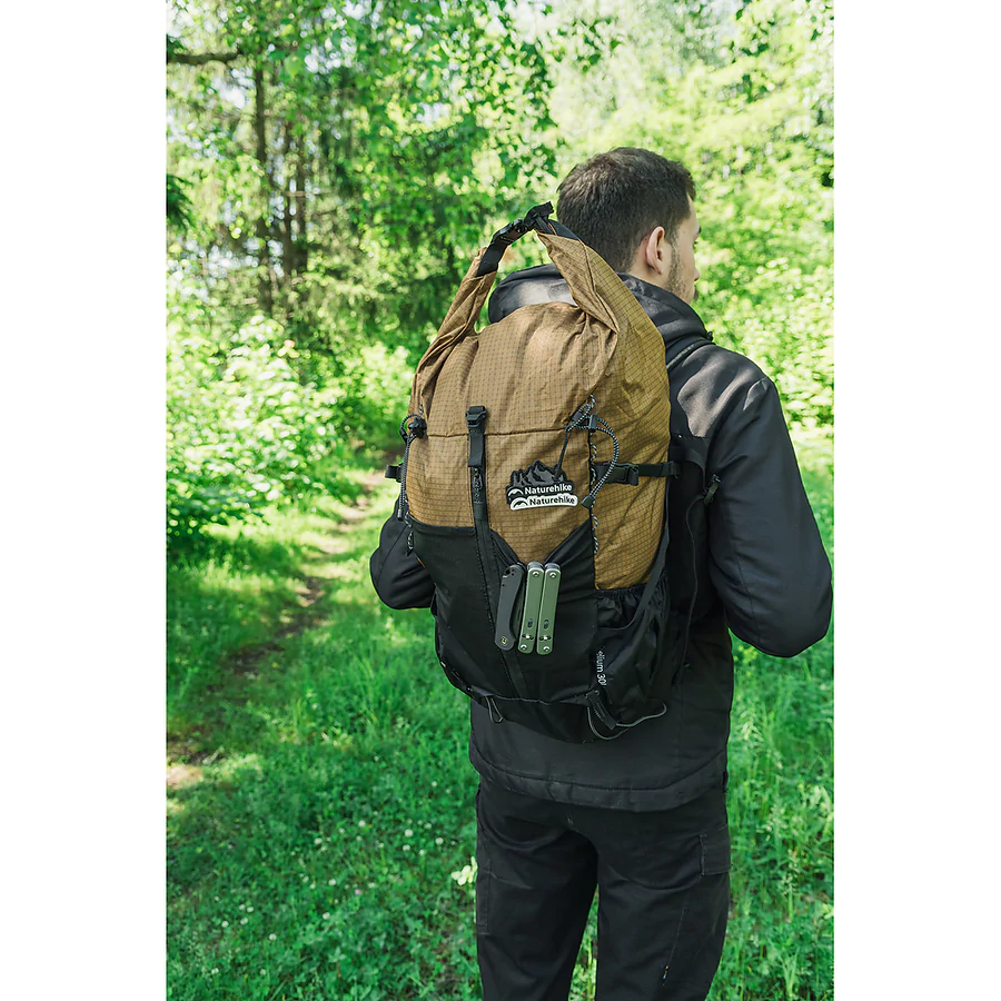 Рюкзак туристичний Naturehike CNK2300016, 30+5л, коричневий