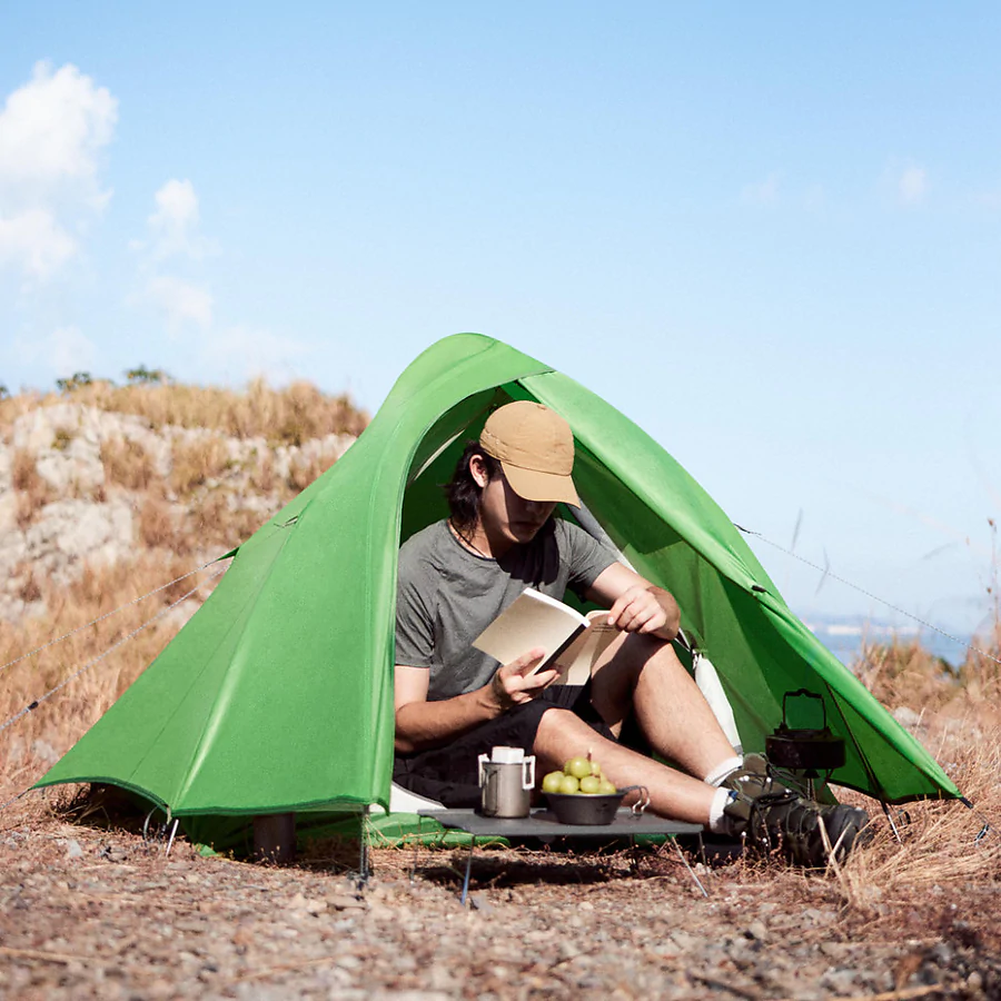 Палатка сверхлегкая одноместная Naturehike Cloud Up Base 1 CNK2450WS032, зеленая