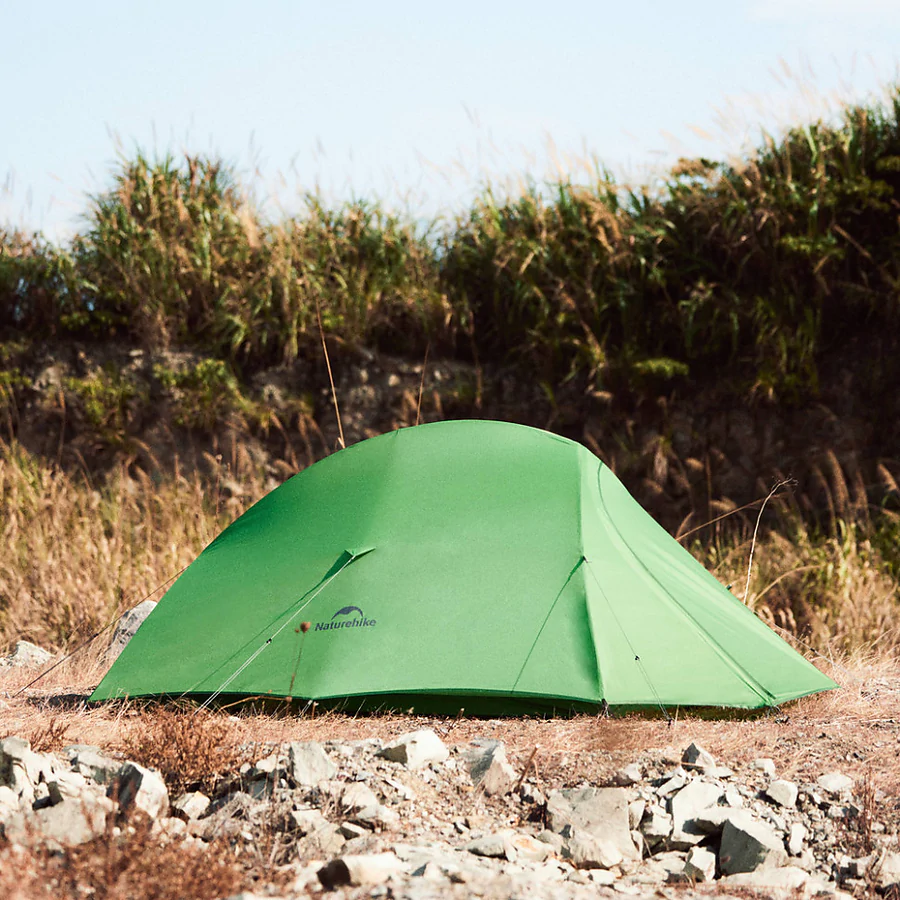 Палатка сверхлегкая одноместная Naturehike Cloud Up Base 1 CNK2450WS032, зеленая