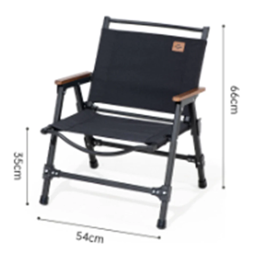 Крісло складане Naturehike CNK2350JJ015, алюміній. Чорний