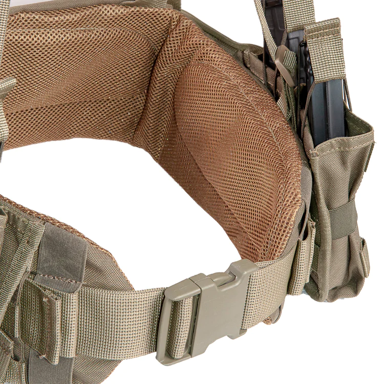 Ременно-плечевая система РПС Warbelt Molle с подсумками. Олива