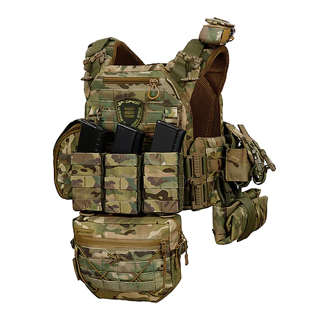 Плитоноска Warmor gen.3 Pro Max. Система швидкого скидання. 7 підсумок. Мультикам
