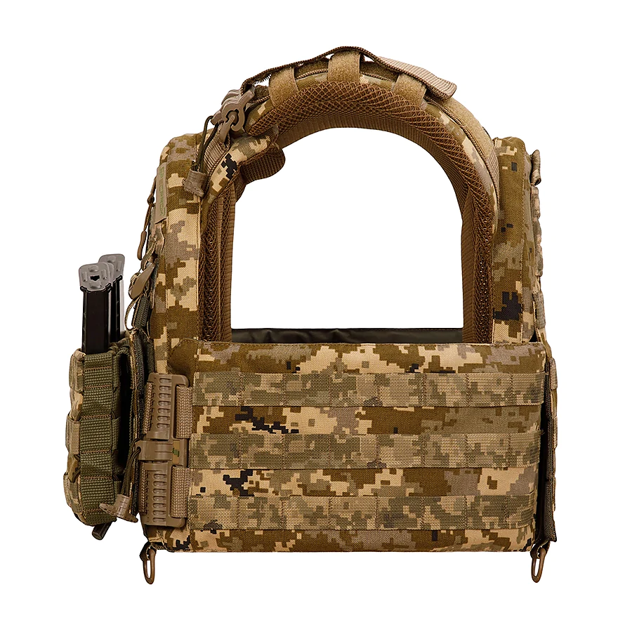 Плитоноска Warmor gen.3 Pro Піксель ММ14. Система швидкого зняття. 3 підсумки