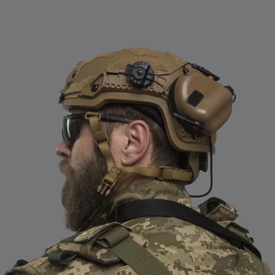 Тактичні навушники EARMOR M31H з кріпленнями під каску