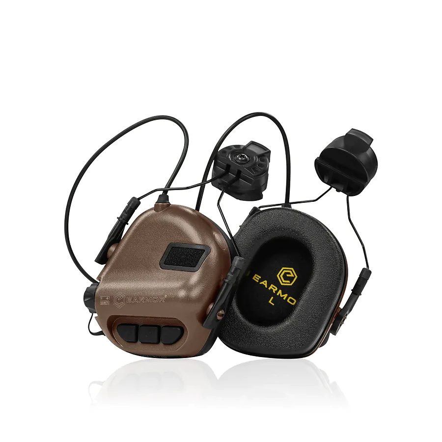 Тактичні навушники EARMOR M31H з кріпленнями під каску