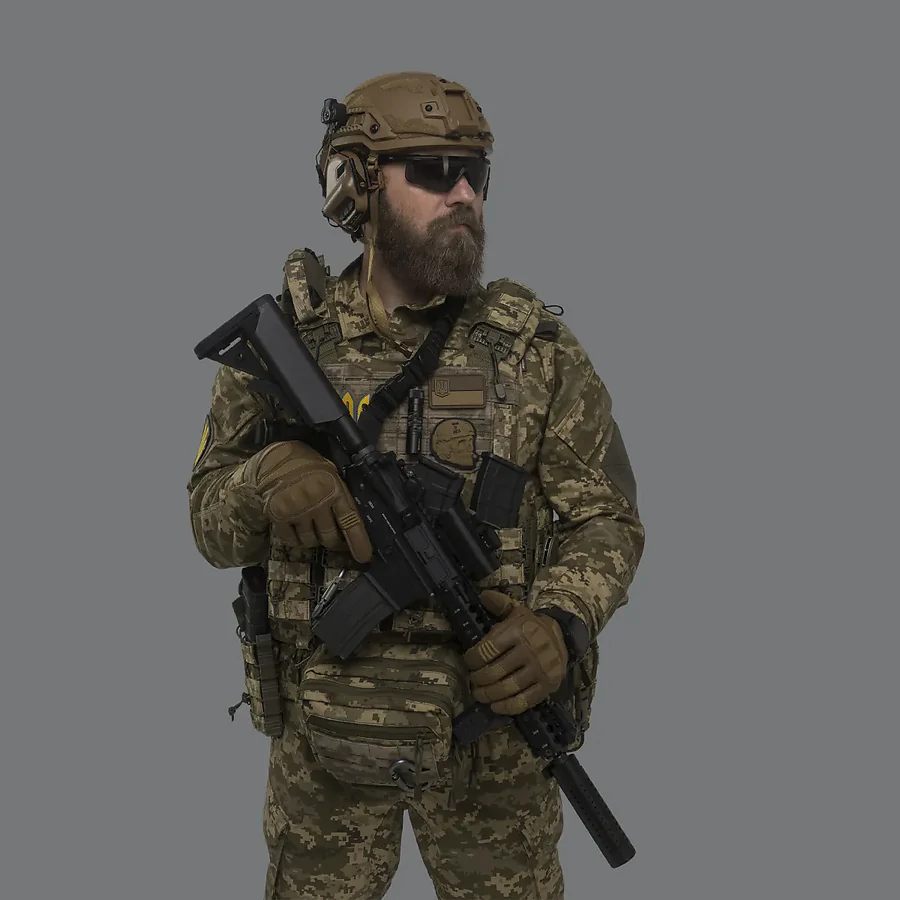 Тактичні навушники EARMOR M31H з кріпленнями під каску