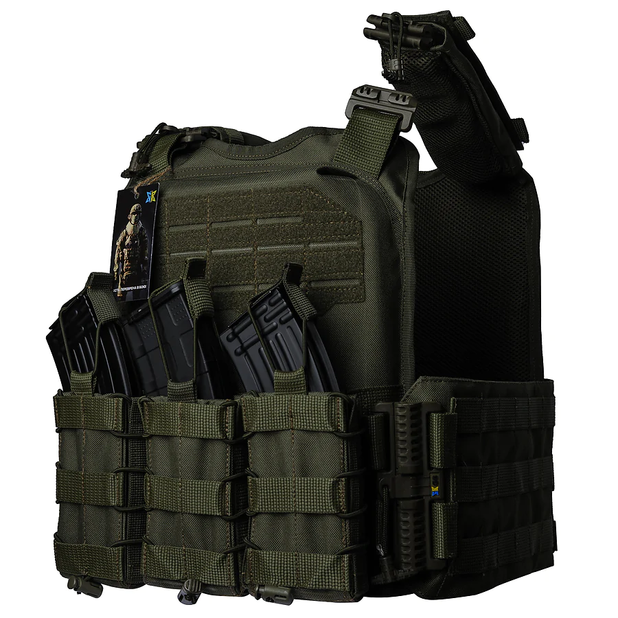 Плитоноска Ares gen.2. 3 подсумка АК. Олива