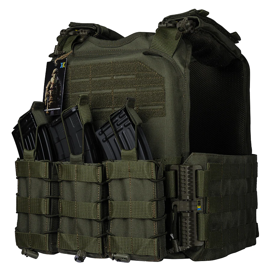 Плитоноска Ares gen.2. 3 подсумка АК. Олива