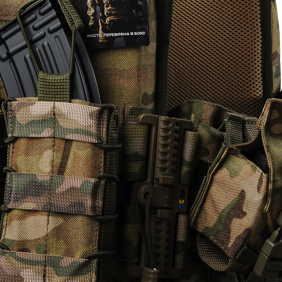 Плитоноска Ares gen.2 з підсумками. Мультикам