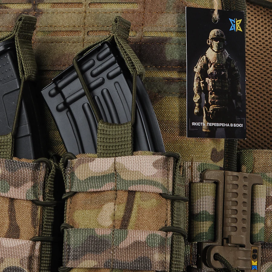 Плитоноска Ares gen.2. 3 підсумки АК. Мультикам.