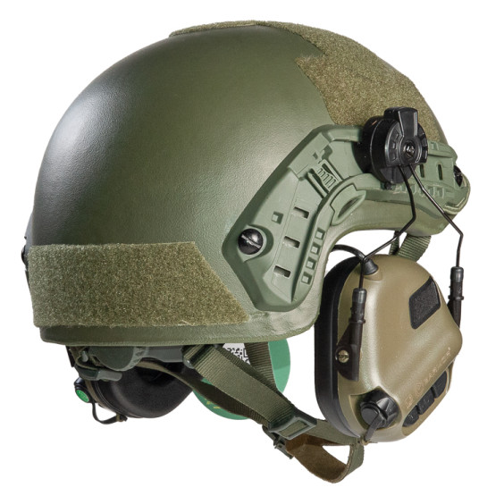 Тактичний шолом з навушниками Earmor M32 (комплект)
