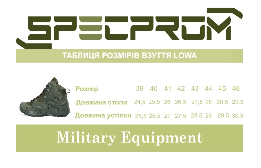Ботинки тактические LOWA (Replika) ZEPHYR GTX® MID TF Ranger. Олива.