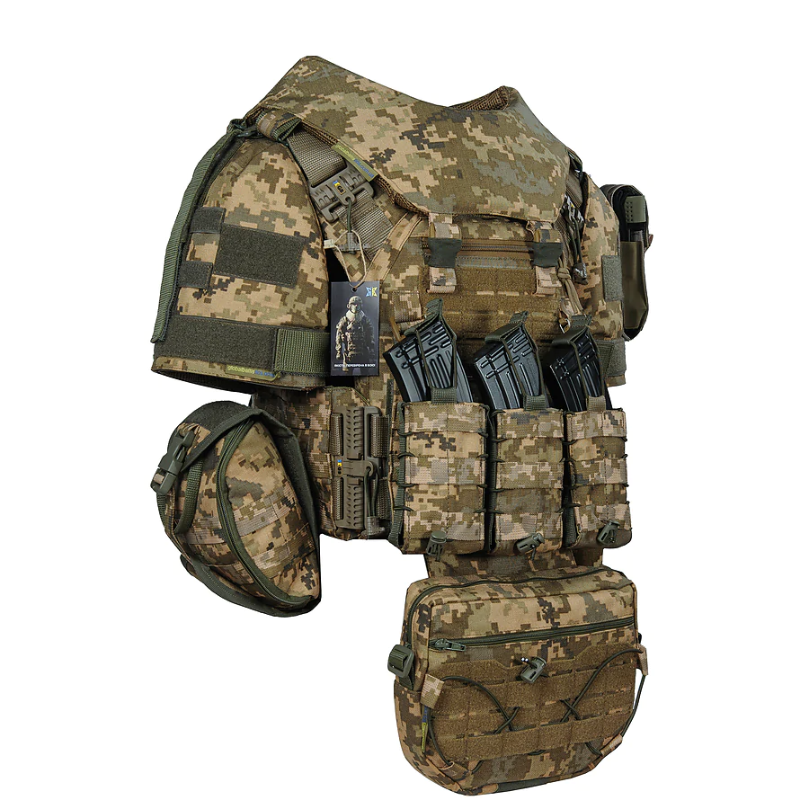 Бронекостюм штурмовой 1 класса SUIT Пиксель ММ14 (без плит)