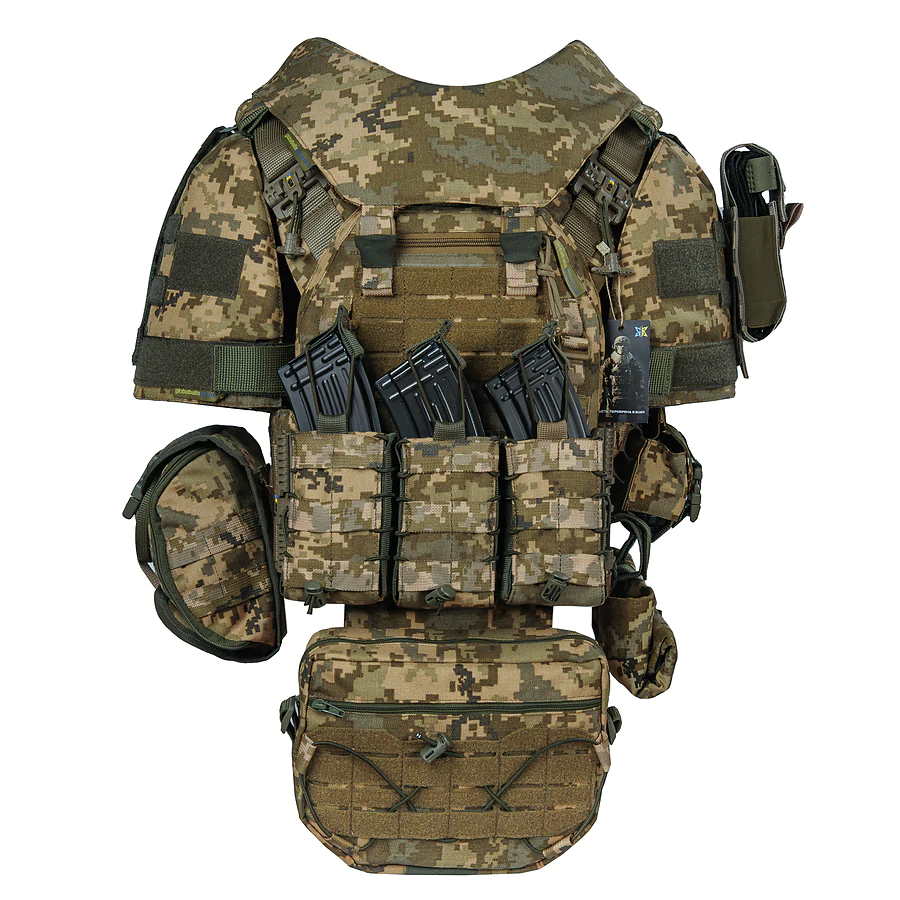Бронекостюм штурмовой 1 класса SUIT Пиксель ММ14 (без плит)