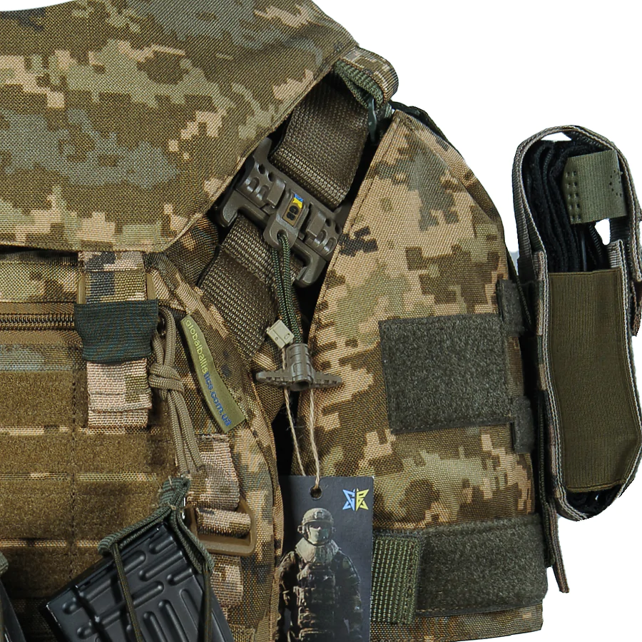 Бронекостюм штурмовой 1 класса SUIT Пиксель ММ14 (без плит)