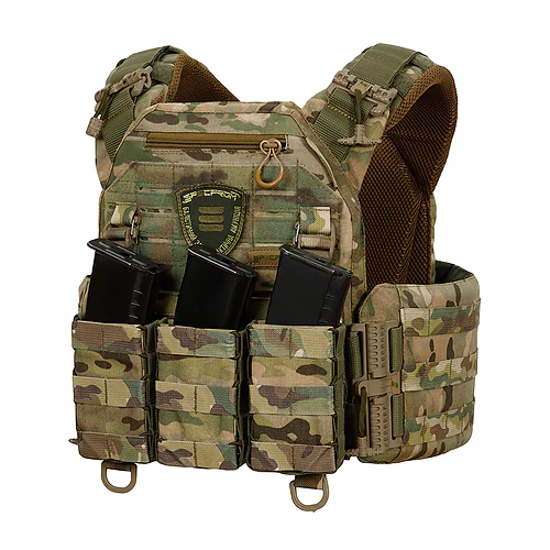 Плитоноска Warmor gen.3 Pro Мультикам. Сиcтема быстрого сброса. 3 подсумка.
