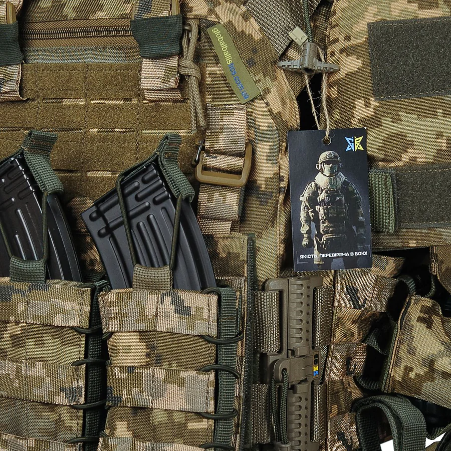 Бронежилет 6 класса Warmor gen. 3 Suit Пиксель. Баллистическая защита боков, паха, плечей и шеи.