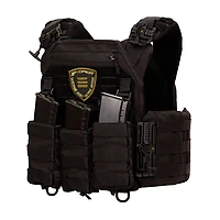 Плитоноска Warmor gen.3 Pro Чорний. Система швидкого скидання. 3 підсумки.