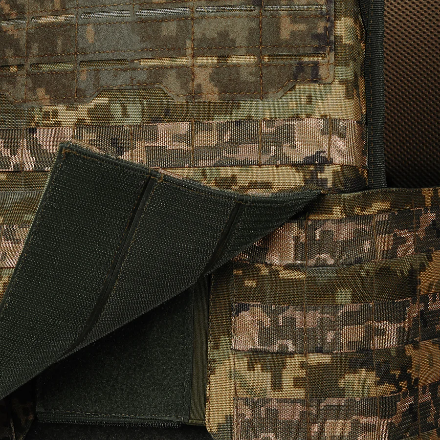 Плитоноска Ares gen.2. 3 подсумка АК. Пиксель ММ14