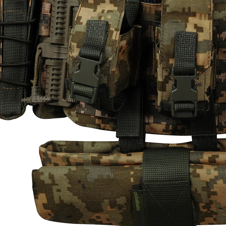 Плитоноска Ares gen.2 с подсумками. Пиксель