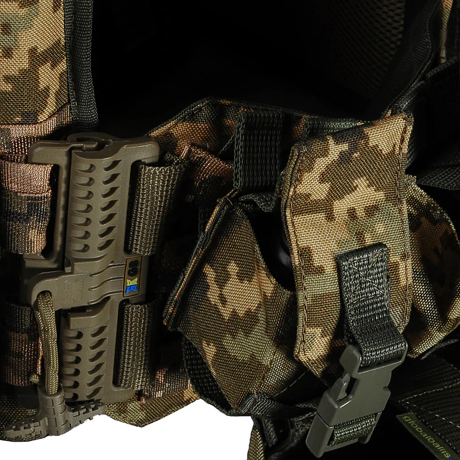 Плитоноска Ares gen.2 с подсумками. Пиксель