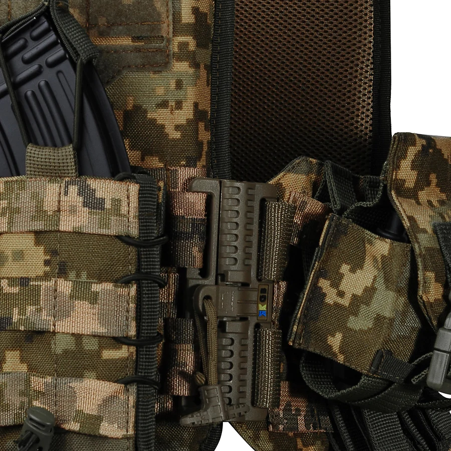 Плитоноска Ares gen.2 с подсумками. Пиксель