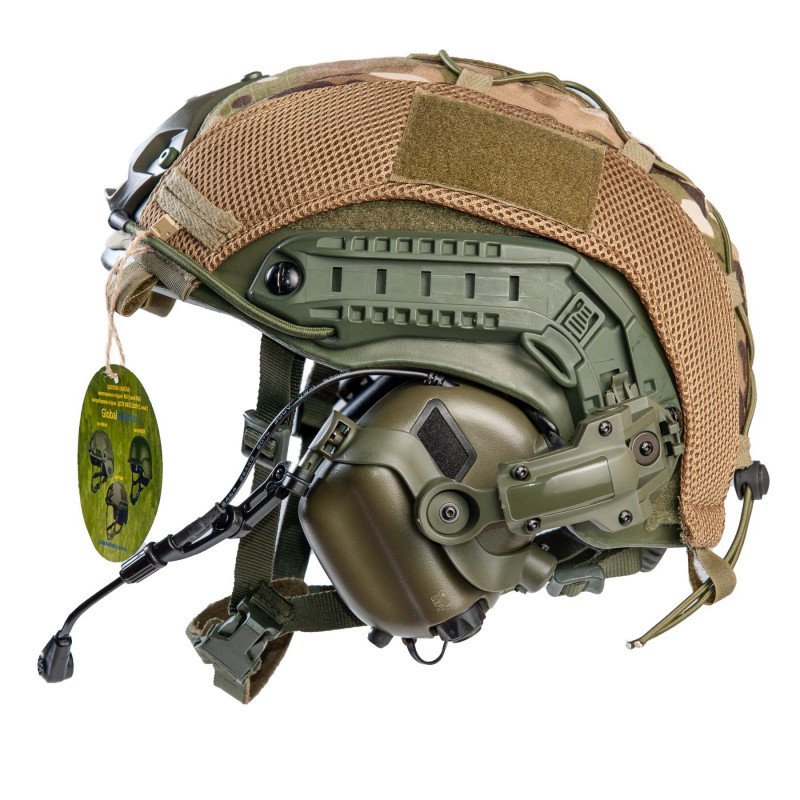 Тактический шлем с наушниками. W-Ronin Assault fast тактический шлем. Шлем тактический Термит. Тактическая каска с наушниками.