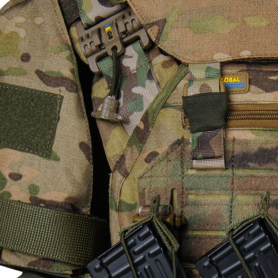 Бронежилет Warmor Gen. 3. без плит, с захистом: шиї, плечей, бічних деталей (камербандів), наплічника, фартуха, пояса РПС, стегон ніг