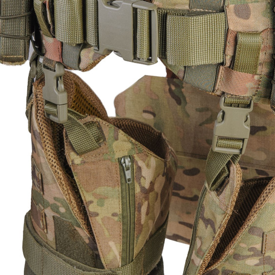 Бронежилет 6 класса Warmor Gen. 3. с плитами  и защитой: шеи, плеч, боковин (камербандов), напашника, живота, пояса РПС, бедер ног (внутренняя и наружная)