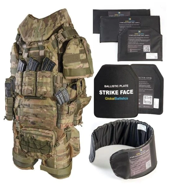 Бронежилет 6 класса Warmor Gen.3 FullSet SPECPROM. Баллистические пакеты 1 класса. Мультикам