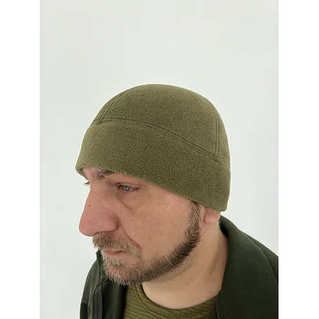 Шапка флисовая. Олива