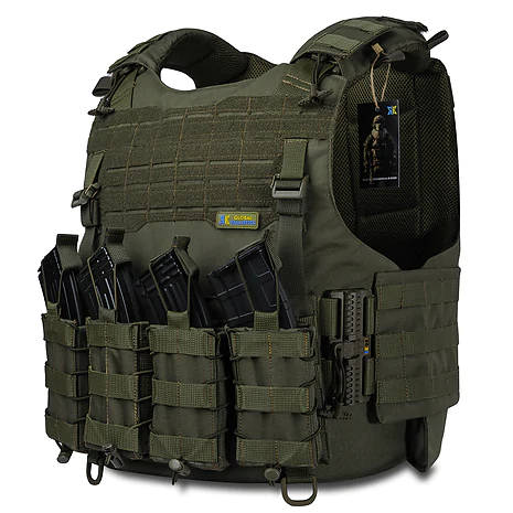 Плитоноска Warmor gen.4. 4 підсумка. Олива.