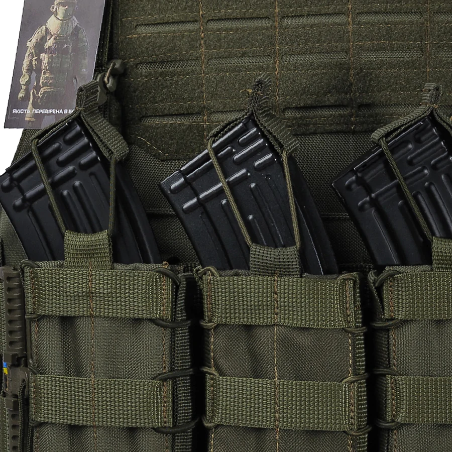Бронежилет 1 класса Warmor gen.4. Олива. Вес 3,3 кг.
